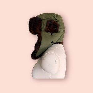 Chinese military winter mink fur hat men’s  women’s